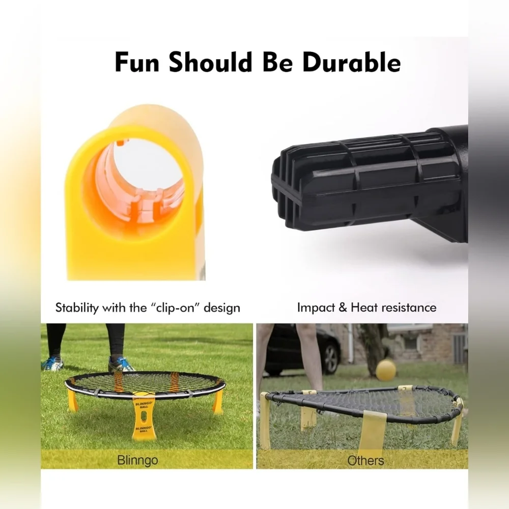 Blinngoball Roundnet Set with Carrying Bag & Strip Light – Pro Kit - Picture 3 of 10